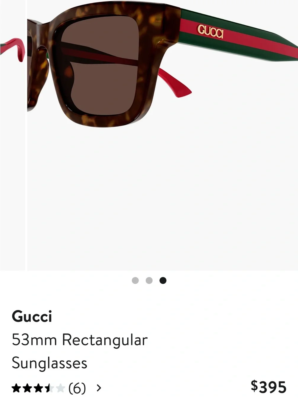 NWT - Gucci Men's Burgundy and Black Sunglasses with Burgundy Case